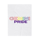 GEMINI PRIDE VELVETEEN PLUSH BLANKET