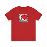 I LOVE AQUARIUS T SHIRT