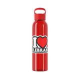 I LOVE LIBRAS WATER BOTTLE