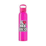 I LOVE MY LEO WATER BOTTLE