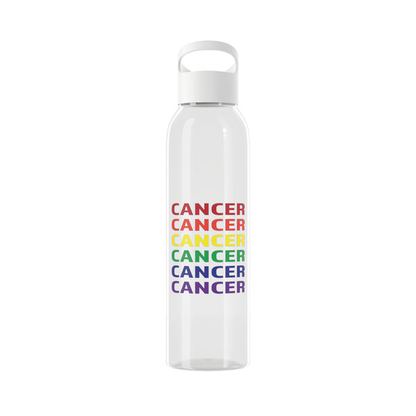 CANCER RAINBOW WATER BOTTLE