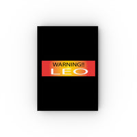 WARNING!! LEO HARD BACKED JOURNAL