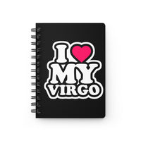 I LOVE MY VIRGO SPIRAL BOUND JOURNAL