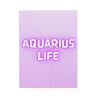 AQUARIUS LIFE VELVETEEN PLUSH BLANKET