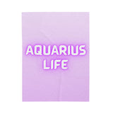 AQUARIUS LIFE VELVETEEN PLUSH BLANKET