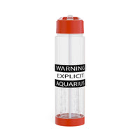 WARNING AQUARIUS INFUSER WATER BOTTLE