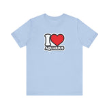 I LOVE AQUARIUS T SHIRT