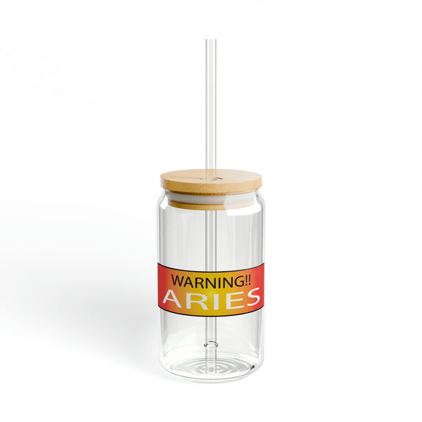 WARNING!! ARIES SIPPER GLASS