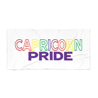 CAPRICORN PRIDE BEACH TOWEL