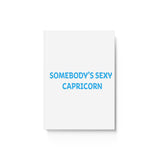 SOMEBODYS SEXY CAPRICORN HARD BACKED JOURNAL