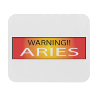 WARNING!! ARIES MOUSEPAD (Rectangle)