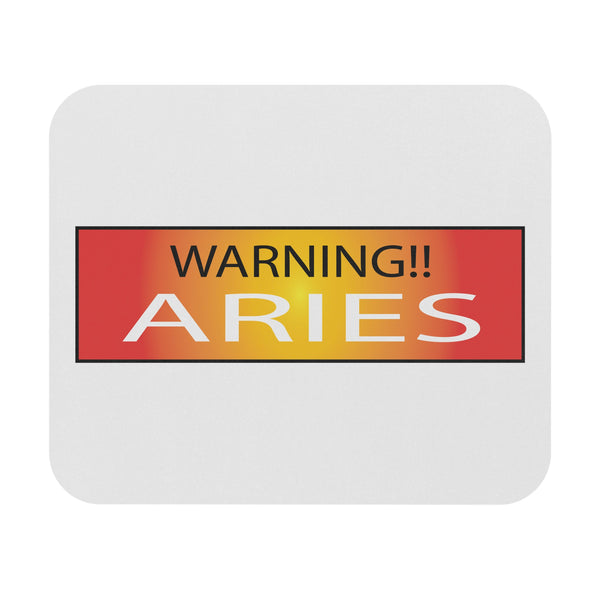 WARNING!! ARIES MOUSEPAD (Rectangle)