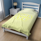 LIBRA LIFE VELVETEEN PLUSH BLANKET