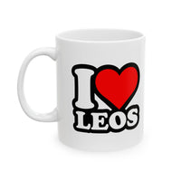 I LOVE LEOS MUG