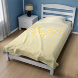 GEMINI LIFE VELVETEEN PLUSH BLANKET