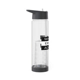 WARNING AQUARIUS INFUSER WATER BOTTLE