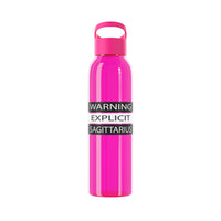 WARNING SAGITTARIUS WATER BOTTLE