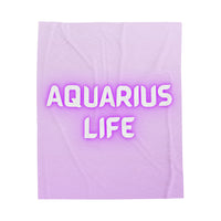 AQUARIUS LIFE VELVETEEN PLUSH BLANKET