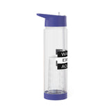 WARNING AQUARIUS INFUSER WATER BOTTLE