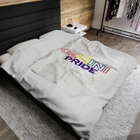 GEMINI PRIDE VELVETEEN PLUSH BLANKET