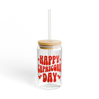 HAPPY CAPRICORN DAY SIPPER GLASS