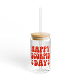 HAPPY SCORPIO DAY SIPPER GLASS