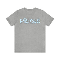 PISCES LIGHT BLUE T SHIRT