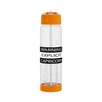 WARNING CAPRICORN INFUSER WATER BOTTLE