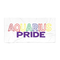 AQUARIUS PRIDE BEACH TOWEL