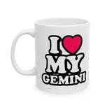 I LOVE MY GEMINI MUG