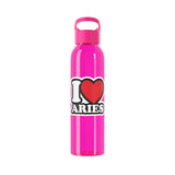 I LOVE ARIES WATER BOTTLE