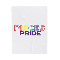 PISCES PRIDE VELVETEEN PLUSH BLANKET