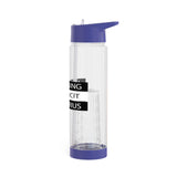 WARNING AQUARIUS INFUSER WATER BOTTLE