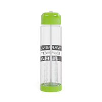 WARNING LIBRA INFUSER WATER BOTTLE