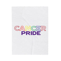 CANCER PRIDE VELVETEEN PLUSH BLANKET