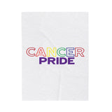 CANCER PRIDE VELVETEEN PLUSH BLANKET