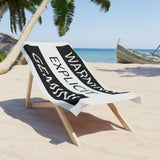 WARNING GEMINI BEACH TOWEL