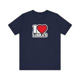 I LOVE LIBRAS T SHIRT