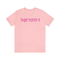 AQUARIUS PINK T SHIRT