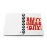 HAPPY SAGITTARIUS DAY SPIRAL BOUND JOURNAL