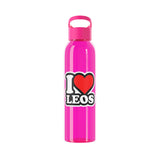 I LOVE LEOS WATER BOTTLE