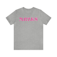 ARIES PINK T SHIRT