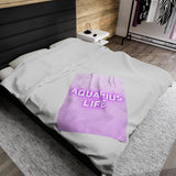 AQUARIUS LIFE VELVETEEN PLUSH BLANKET