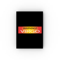 WARNING!! VIRGO HARD BACKED JOURNAL