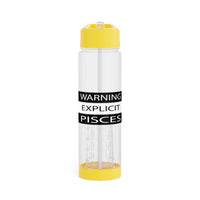 WARNING PISCES INFUSER WATER BOTTLE