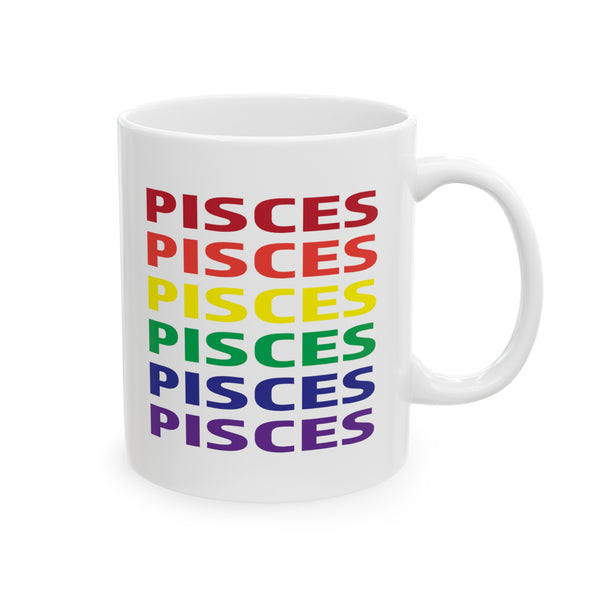 PISCES RAINBOW MUG