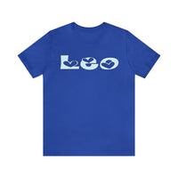 LEO LIGHT BLUE T SHIRT