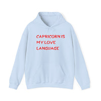 CAPRICORN IS MY LOVE LANGUAGE HOODIE