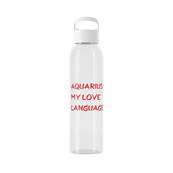 AQUARIUS IS MY LOVE LANGUAGE WATER BOTTLE