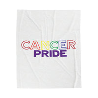 CANCER PRIDE VELVETEEN PLUSH BLANKET